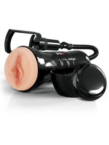 PDX Extreme Wet Pussies Super Sucker XXL Realistic Stroker - Masturbators and Strokers