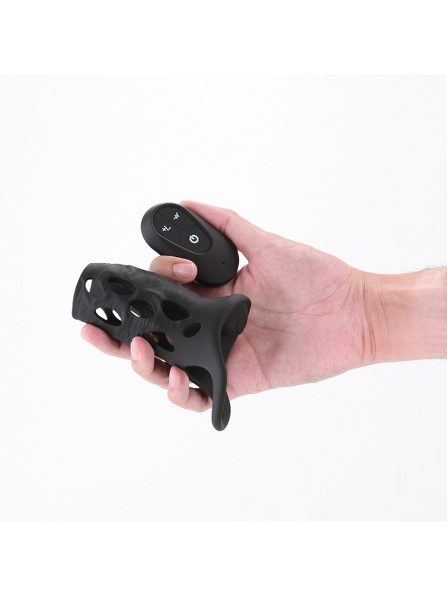 NS Novelties Renegade Edge Vibrating Penis Sleeve - Penis Sleeves and Extenders