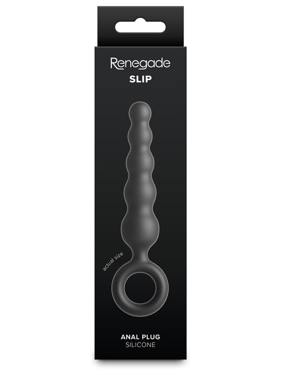 NS Novelties Renegade Slip Butt Plugs With Finger Ring - Butt Plugs