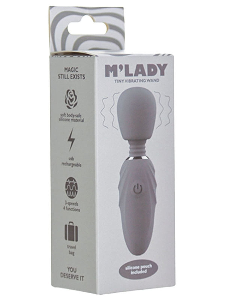 BMS Factory M-Lady Tiny Rechargeable Vibrating Wand Massager - Body Wands