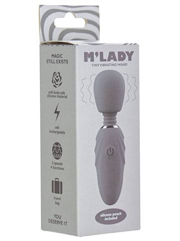 BMS Factory M-Lady Tiny Rechargeable Vibrating Wand Massager - Body Wands