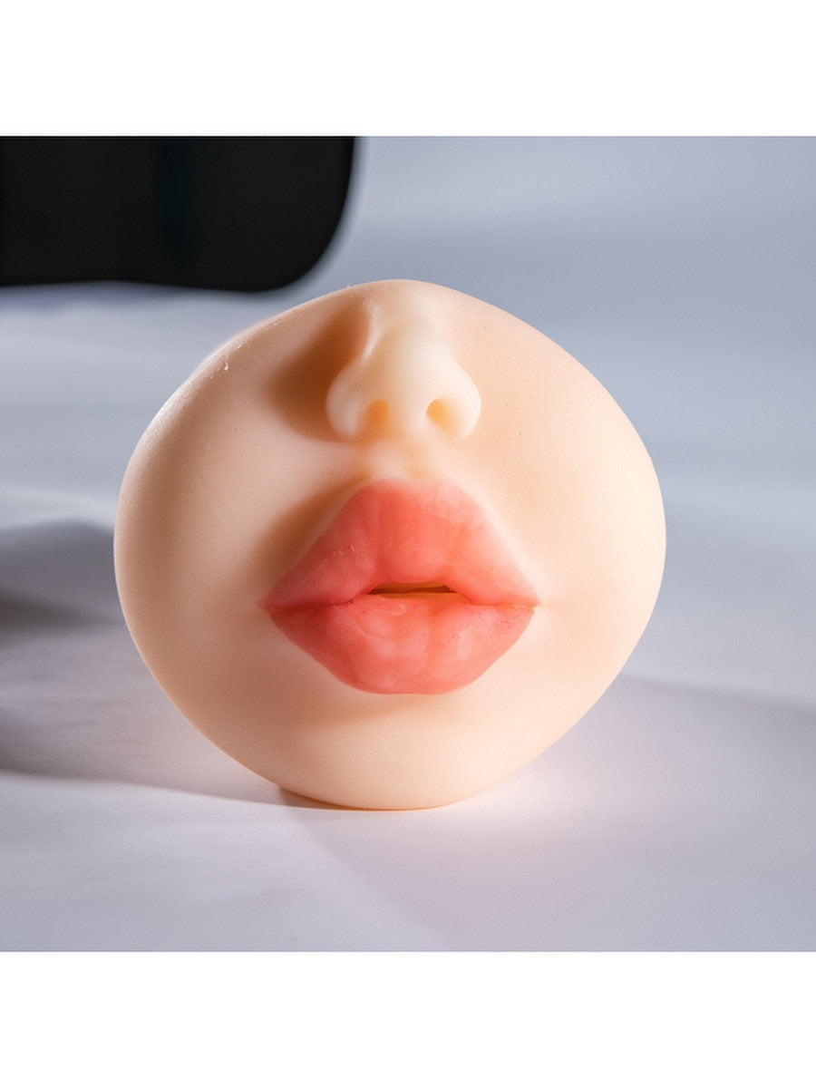 Full Circle Erika Textured Oral Sex Masturbator - Masturbators and Strokers