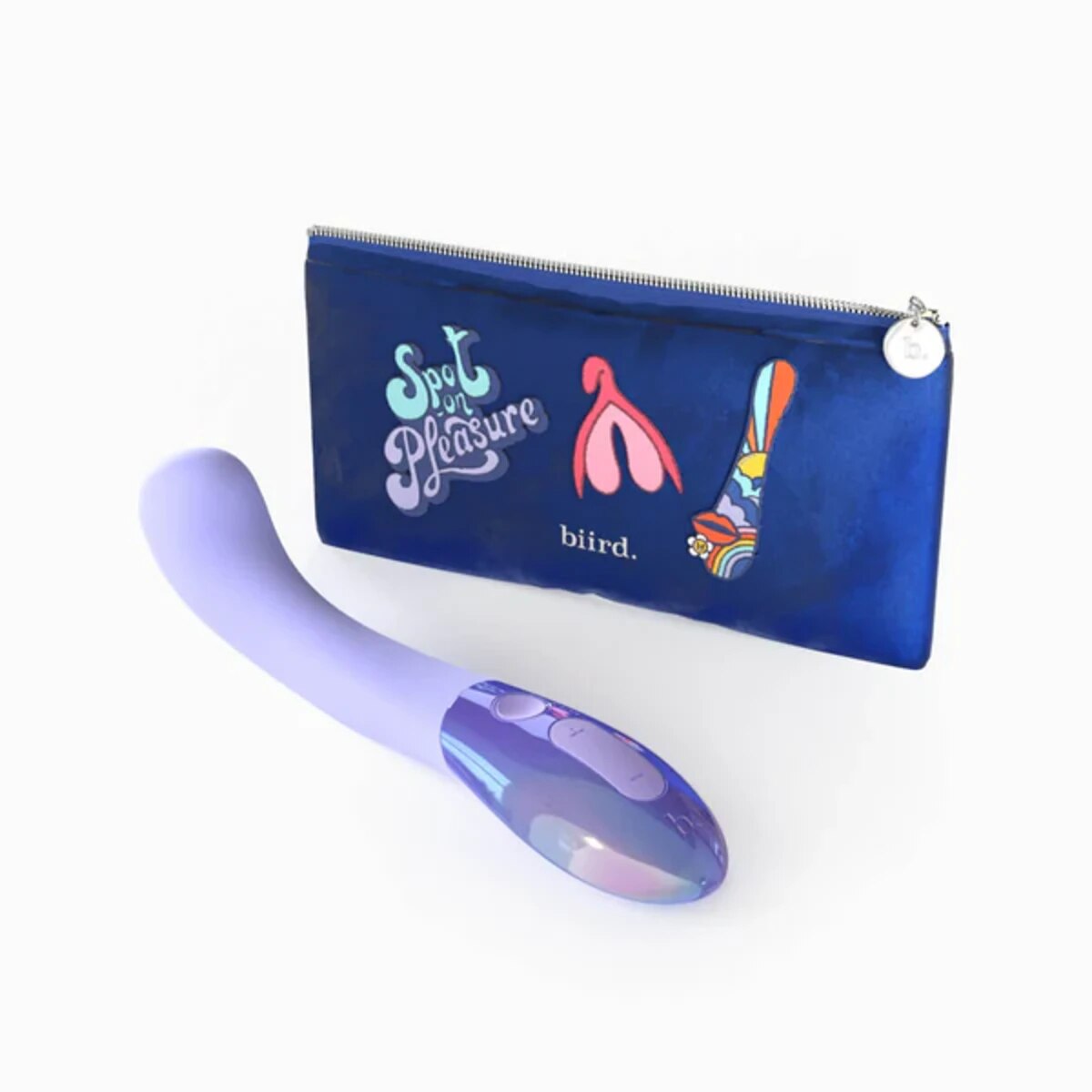 Biird Gii Glow Multi Functions Silicone G Spot Massager with 9 Patterns - - G-Spot Vibrators