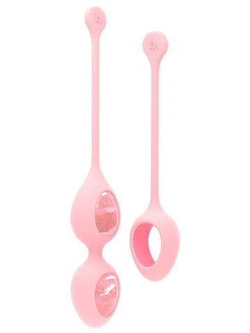 Biird Yonii Quartz Egg Pelvic Floor Massager Set of 2 - Love Eggs and Kegel Exercisers