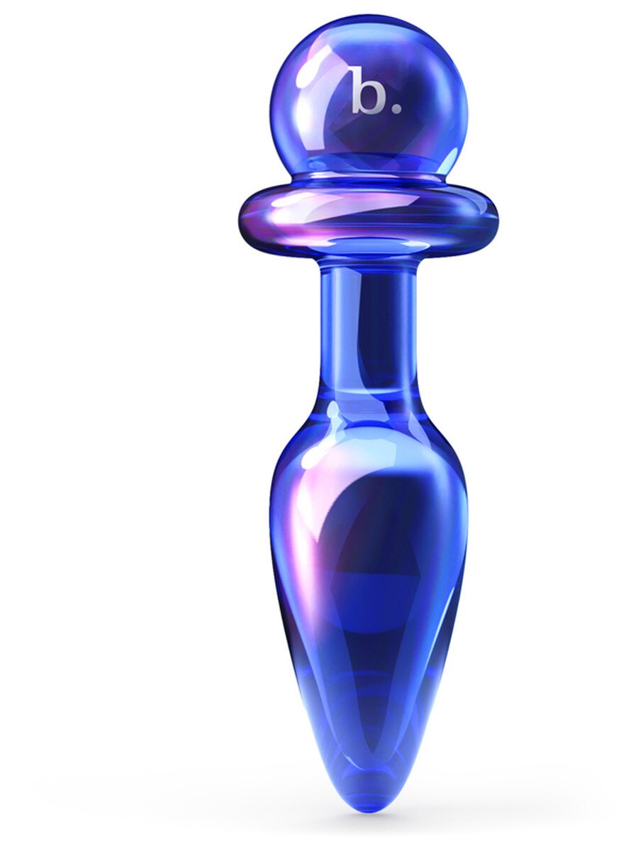 Biird Anii Medium Borosilicate Glass Anal Plug - - Glass Sex Toys