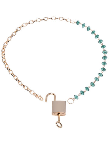 Sportsheets Indica Crystal Day Wear Bondage Collar - Collars and Leads