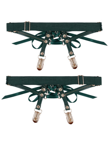 Sportsheets Indica Laced Up Adjustable Bondage Garters - Her Fetish
