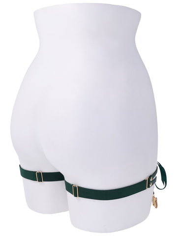 Sportsheets Indica Laced Up Adjustable Bondage Garters - Her Fetish