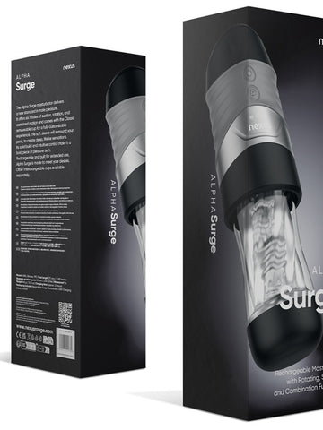 Nexus Alpha Surge Male Masturbator with Classic Cup - Masturbators and Strokers