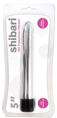 Shibari 10X Pulsations Bullet Vibrator 5 Inches with 10 Vibration Modes - Bullet Vibrators