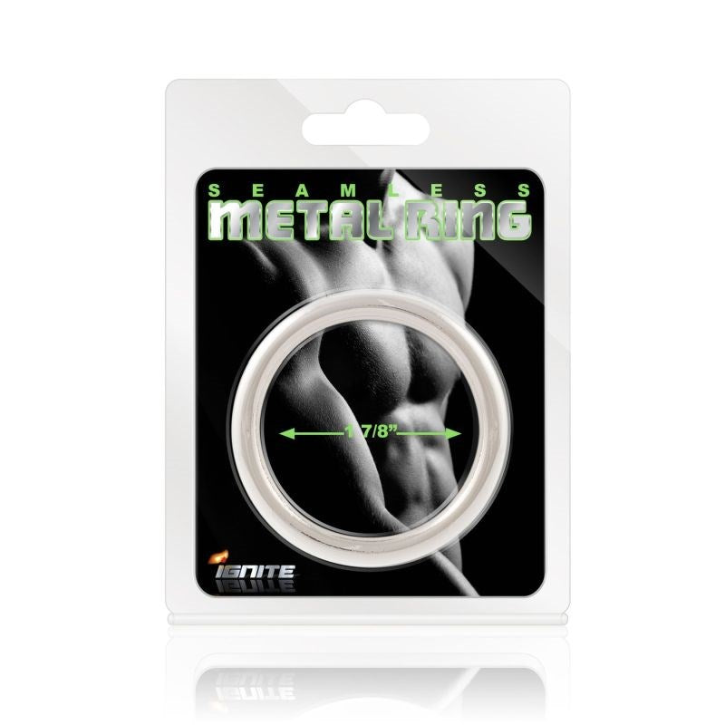 SI Novelties Seamless Metal Mens Cock Rings Rounded 32mm Metal Ring - - Cock Rings