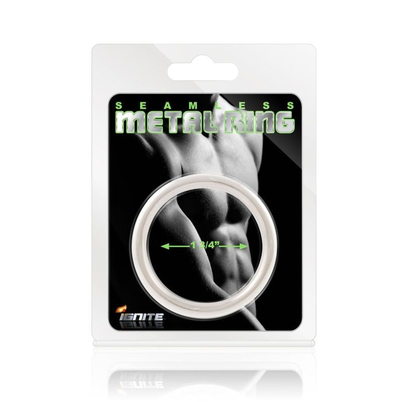SI Novelties Seamless Metal Mens Cock Rings Rounded 32mm Metal Ring - - Cock Rings