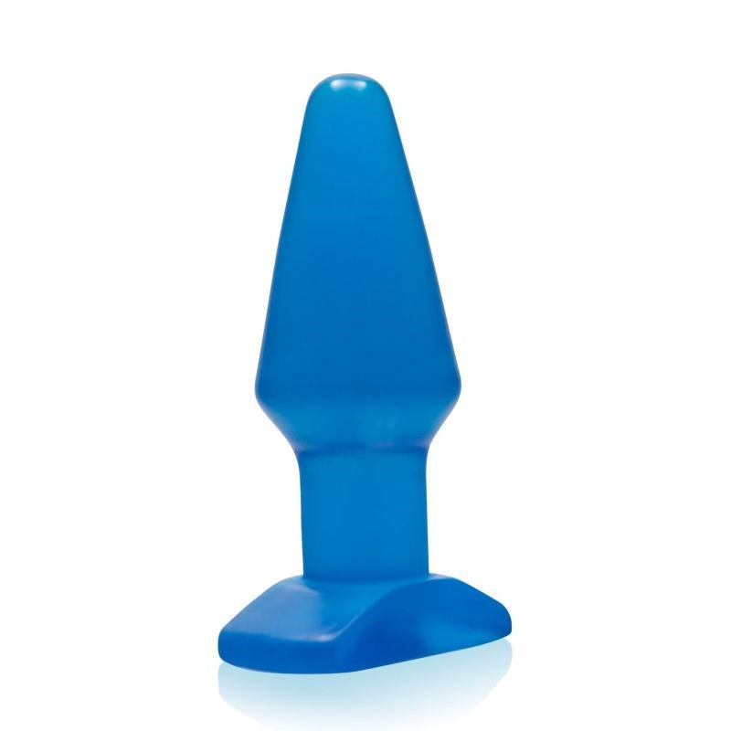 SI Novelties Bum ABS Anal Plug Blue Premium Phthalate Free PVC Construction - - Butt Plugs