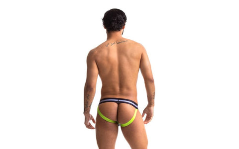 Sport Fucker Jersey Mens Jock Strap Black Premium Cotton Support - Jocks and G-Strings