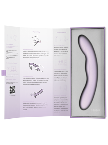 Svakom Selena App-Controlled Heating Thrusting Vibrator - G-Spot Vibrators