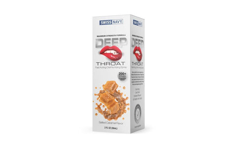 Swiss Navy Deep Throat Fast Acting Oral Numbing Spray 59ml Desensitizing Formula - Delay and Excite Sprays