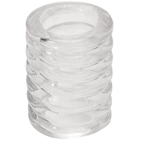 Doc Johnson Titanmen Ribbed Textured Stretchy Male Cock Cage - Male Chastity