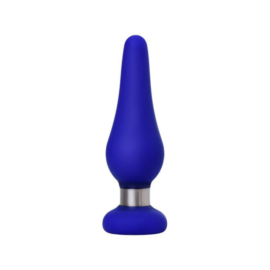 ToDo Silicone Anal Plug Classic Blue Premium Medical Grade Butt Plug - - Butt Plugs