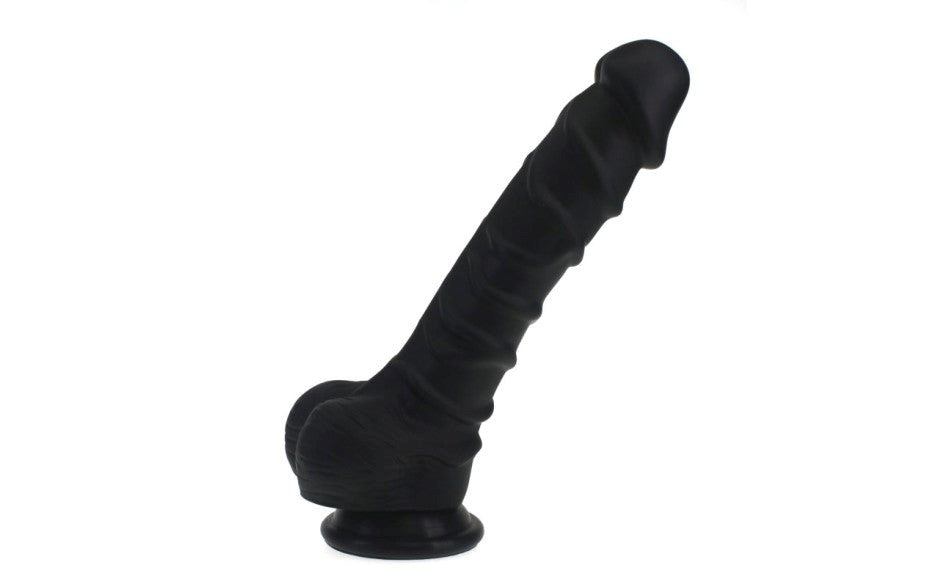 NANMA Corporation X Men 22 cm Ridged Shaft Realistic Dildo With Balls - - Realistic Dildos