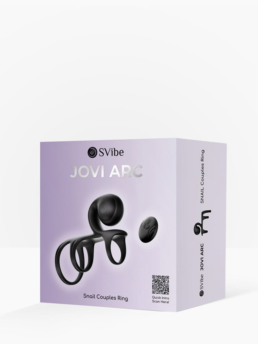 SVibe Snail JOVI Arc Couples Vibrating Cock Ring - - Vibrating Cock Rings