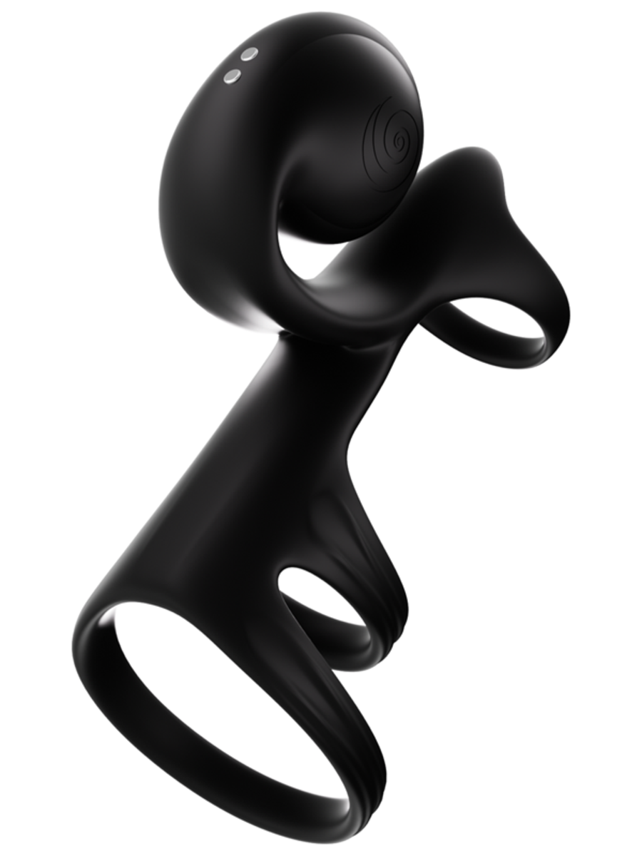 SVibe Snail JOVI Arc Couples Vibrating Cock Ring - - Vibrating Cock Rings