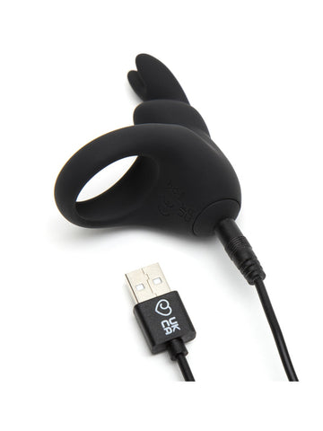 Love Honey Happy Rabbit Rechargeable Rabbit Cock Ring - Vibrating Cock Rings
