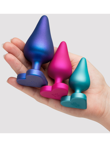 Love Honey Romp Luster Silicone Butt Plugs Set