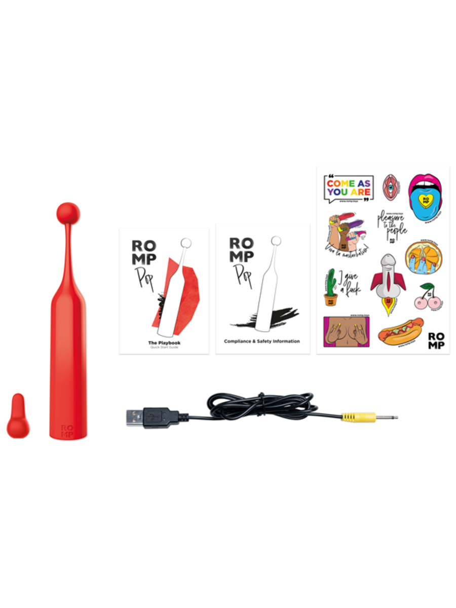 Love Honey Romp Pop High Frequency Clitoral Stimulator - - Clit Ticklers and Pulsators