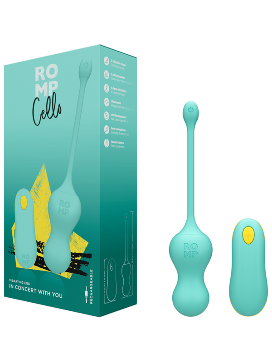 Love Honey Romp Cello Remote Control Vibrating Egg - - Love Eggs and Kegel Exercisers