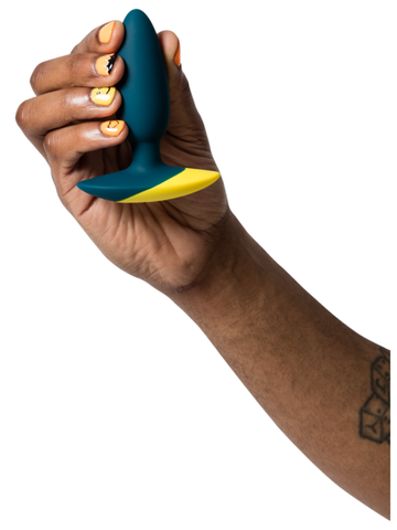 Love Honey Romp Bass Vibrating Silicone Anal Plug - Butt Plugs