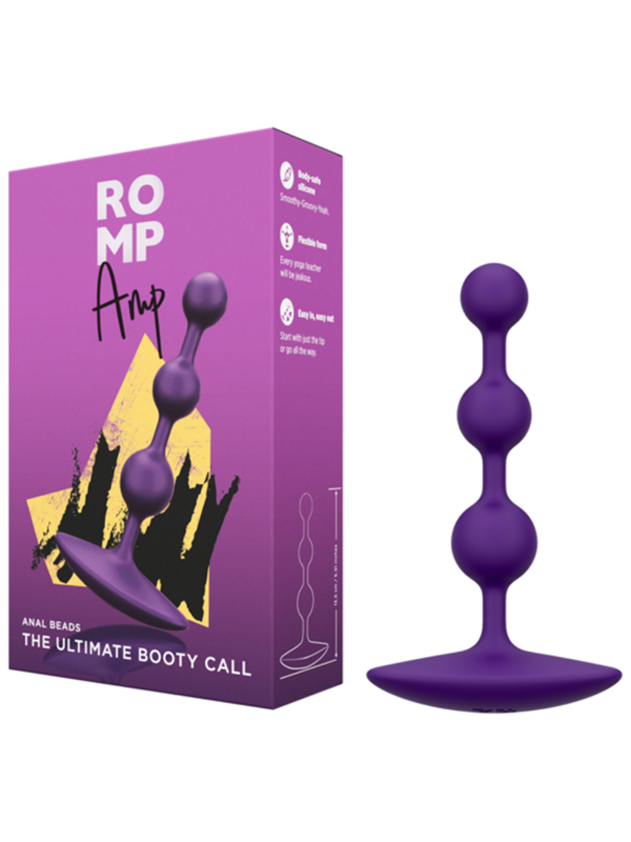 Love Honey Romp Amp Flexible Silicone Anal Bead - - Anal Beads and Balls