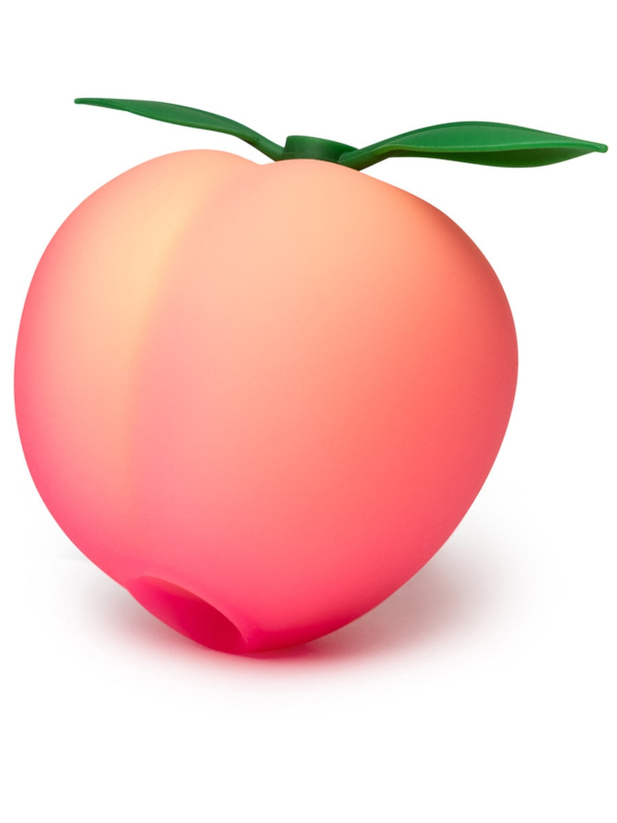Love Honey Romp Peach Air Pulse Clitoral Vibrator - Clit Ticklers and Pulsators