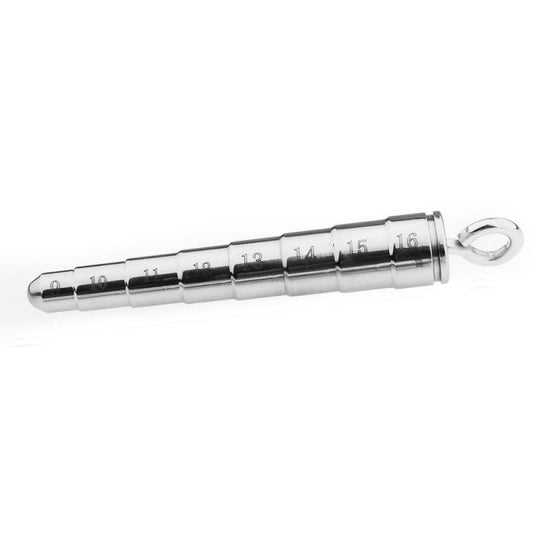 BDStyle Male Urethral Bougie Measuring Device With Ring Medical Grade Steel - - Urethral Sounds
