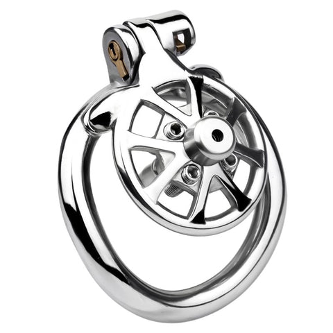 BDStyle Spike Mens Chastity Cage With Metal Urethral Catheter and Spikes - Male Chastity