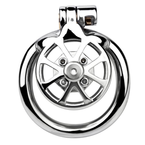 BDStyle Spike Mens Chastity Cage With Metal Urethral Catheter and Spikes - Male Chastity