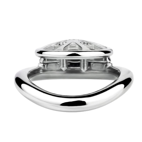 BDStyle Spike Metal Mens Chastity Cage and Orgasm Control Feature - Male Chastity