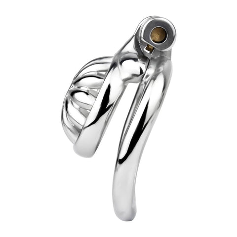 BDStyle Sunflower Shape Steel Male Chastity Cage with Adjustable Ring - Male Chastity