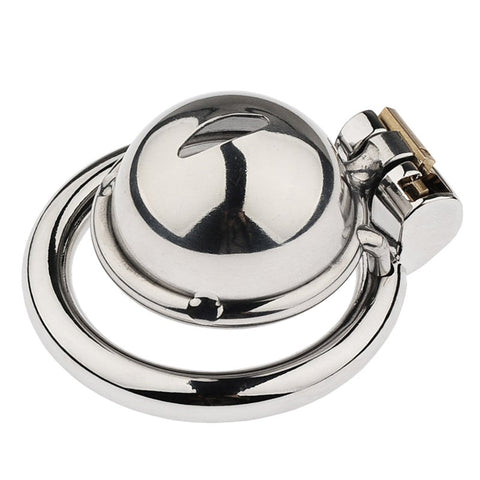 BDStyle CB Chastity Hide Lock Male Cock Cage with Metal Construction - Male Chastity