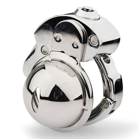 BDStyle CB Mens Chastity Lock Cock Cage With Adjustable Ring - Male Chastity