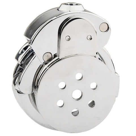 BDStyle Lid Male Chastity Cock Cage With Adjustable Ring - Male Chastity