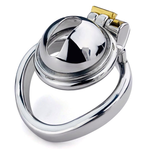 BDStyle Male Chastity Device Penis Cage With Flat Ring for Control Play - Male Chastity