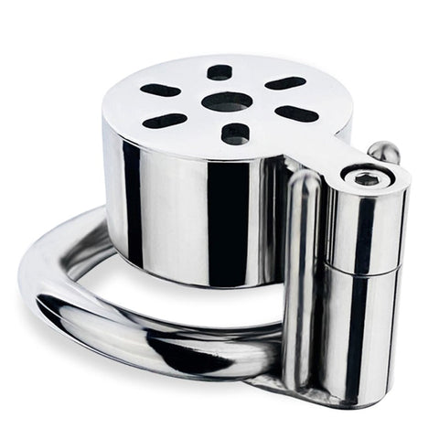 BDStyle Canned Male Chastity Cock Cage with Adjustable Ring Design - Male Chastity