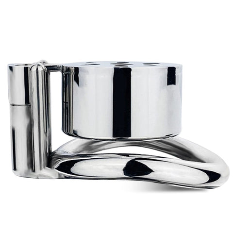 BDStyle Canned Male Chastity Cock Cage with Adjustable Ring Design - Male Chastity