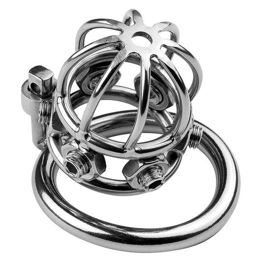 BDStyle Spike Alloy Male Chastity Cock Cage - - Male Chastity
