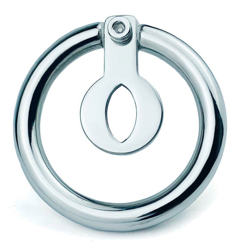 BDStyle Hex Screw Pad Mens Cock Cage With Catheter Hole and Adjustable Ring - Male Chastity