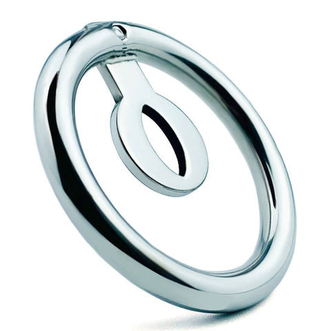 BDStyle Hex Screw Pad Mens Cock Cage With Catheter Hole and Adjustable Ring - Male Chastity