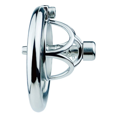 BDStyle Hex Screw Mens Cock Cage With Urethral Catheter and Hex Lock Design - Male Chastity