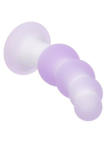 CalExotics Lavender Haze Beaded Curved Anal Probe