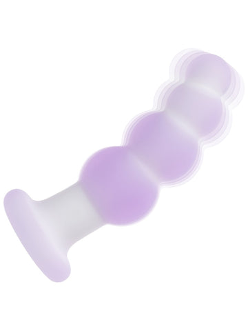 CalExotics Lavender Haze Beaded Curved Anal Probe