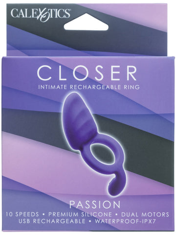 CalExotics Closer Intimate Rechargeable Passion Cock Ring
